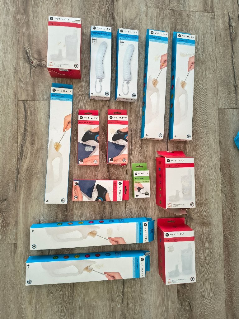 Partij nieuwe verpleegmiddelen, Vitility zorg, tuitbeker., Onb, Nieuw, Ophalen of Verzenden, Onb