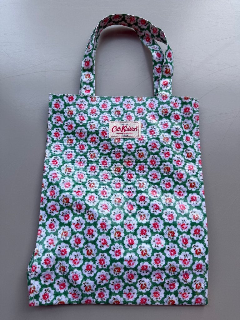 NIEUW: tas/shopper Cath Kidston - groen met roze en wit, Ophalen of Verzenden, Nieuw, Groen, Shopper
