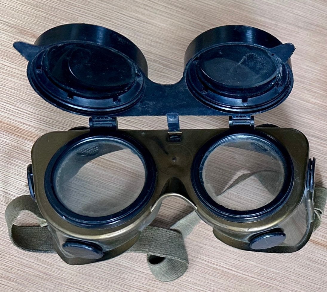 Steampunk Lasbril - Vintage Stijl Goggles 2st., Ophalen, Gebruikt