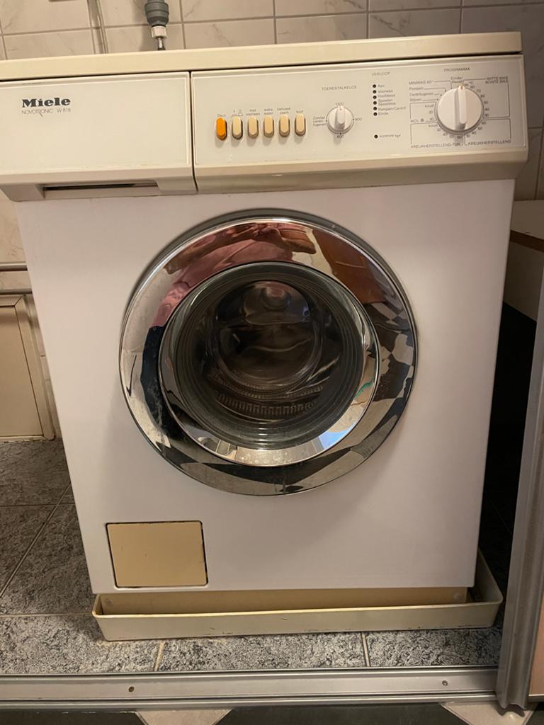 Miele Novotronic W 818 Wasmachine - Goed Werkend, Witgoed en Apparatuur, Ophalen, Gebruikt, Voorlader, Kort programma