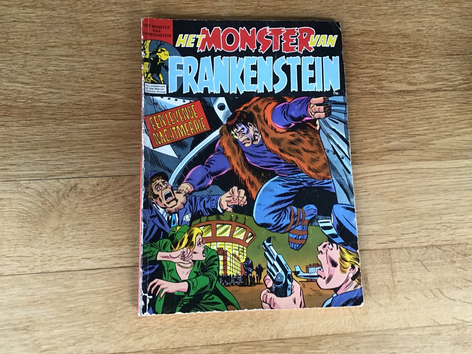 Het Monster van Frankenstein - Een levende nachtmerrie, Eén stripboek, Ophalen of Verzenden, Gelezen
