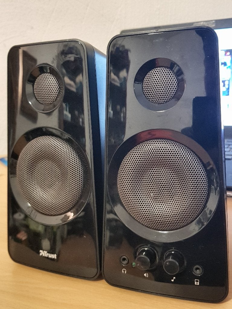 Trust Tytan 2.0 pc speakers, Computers en Software, Pc speakers, Ophalen of Verzenden, Zo goed als nieuw, Audiokanaal 2, Trust