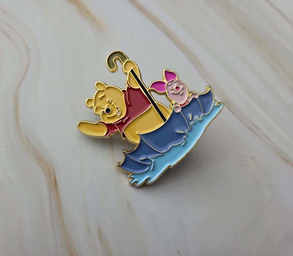 Winnie de Poeh en Knorretje paraplu pin, Winnie the Pooh, Nieuw, Ophalen of Verzenden, Winnie the Pooh