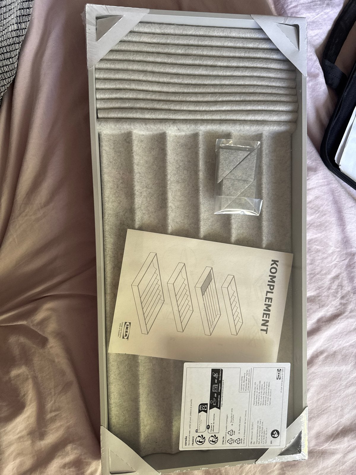 IKEA KOMPLEMENT Lade met viltinzet - Nieuw in verpakking, Overige materialen, Nieuw, Minder dan 100 cm, Met lade(s)