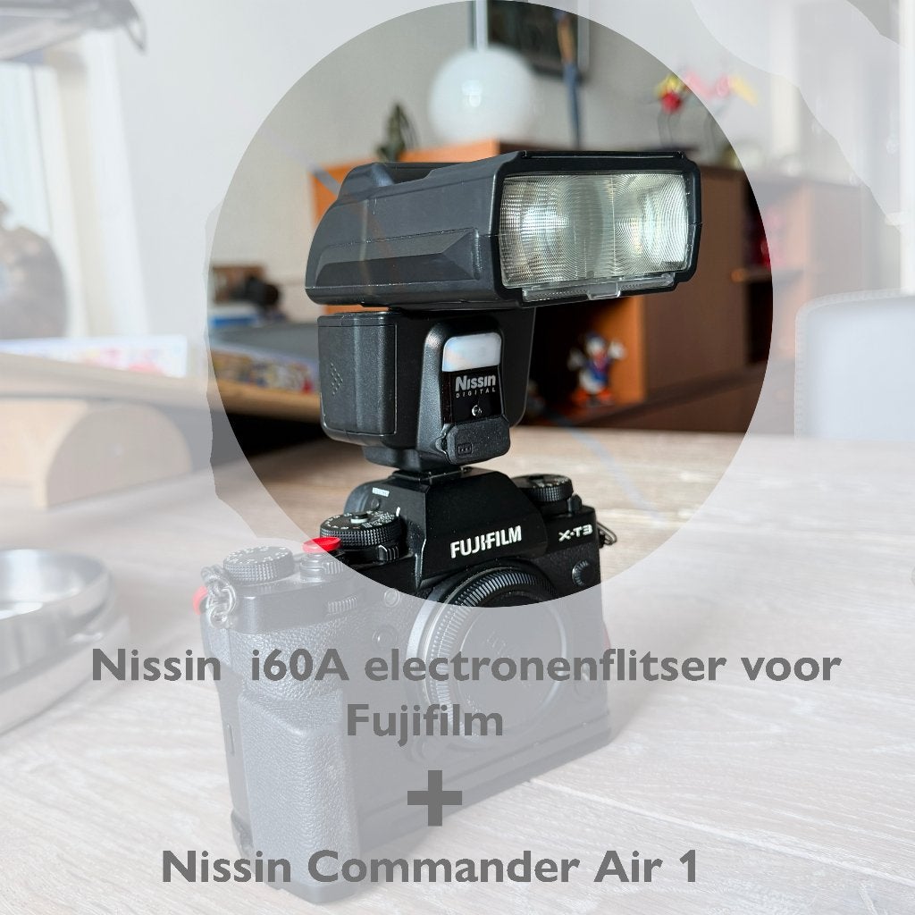 Nissin i60A TTL flitser voor Fujifilm met Commander Air 1, Audio, Tv en Foto, Draadloos, Overige typen, Ophalen of Verzenden, Zo goed als nieuw