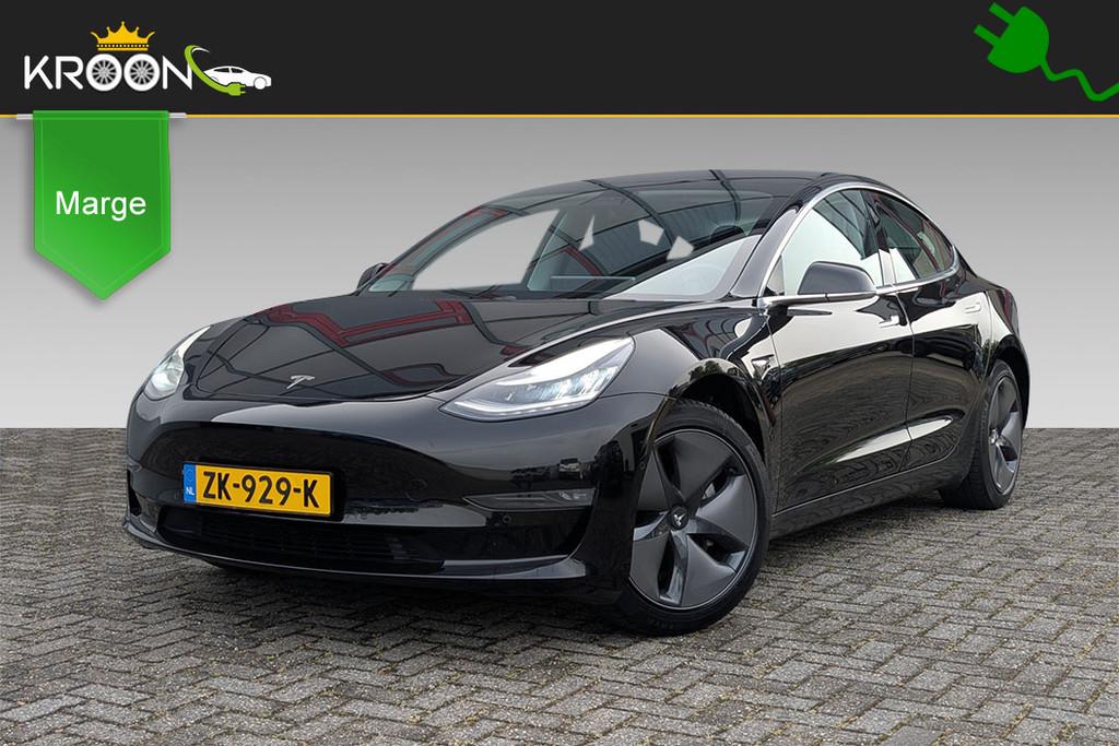 Tesla Model 3 Standard RWD Plus 60kWh SOH 84% Trekhaak, Auto's, 910 kg, Gebruikt, Zwart, Met garantie (alle)