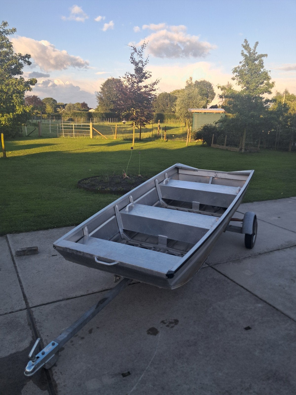 Aluminium platbodem 5pk mercury, Ophalen, Gebruikt, Overige typen