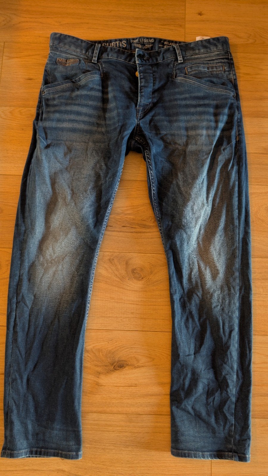 PME Legend Curtis Jeans W38/L32 Relaxed Fit, W36 - W38 (confectie 52/54), Blauw, Ophalen of Verzenden, PME Legend