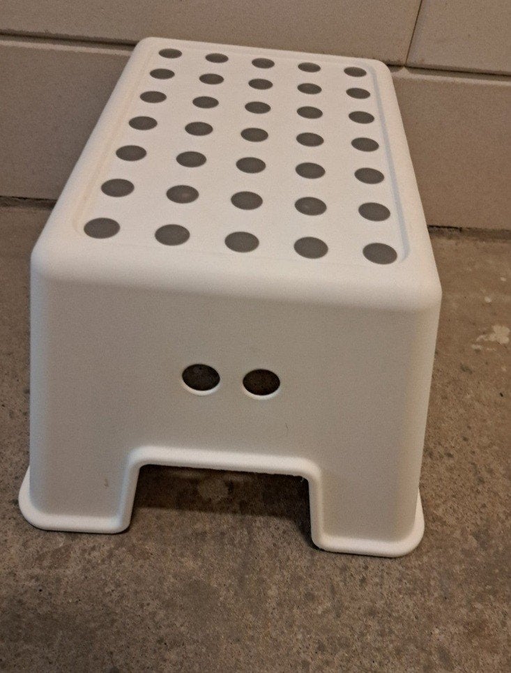 IKEA BOLMEN badkamerkruk., Ophalen, Gebruikt, Kunststof