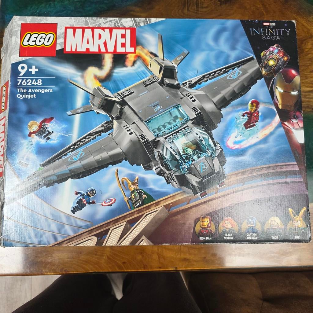 LEGO Marvel The Avengers Quinjet (76248) compleet met doos, Kinderen en Baby's, Speelgoed | Duplo en Lego, Compleet, Gebruikt