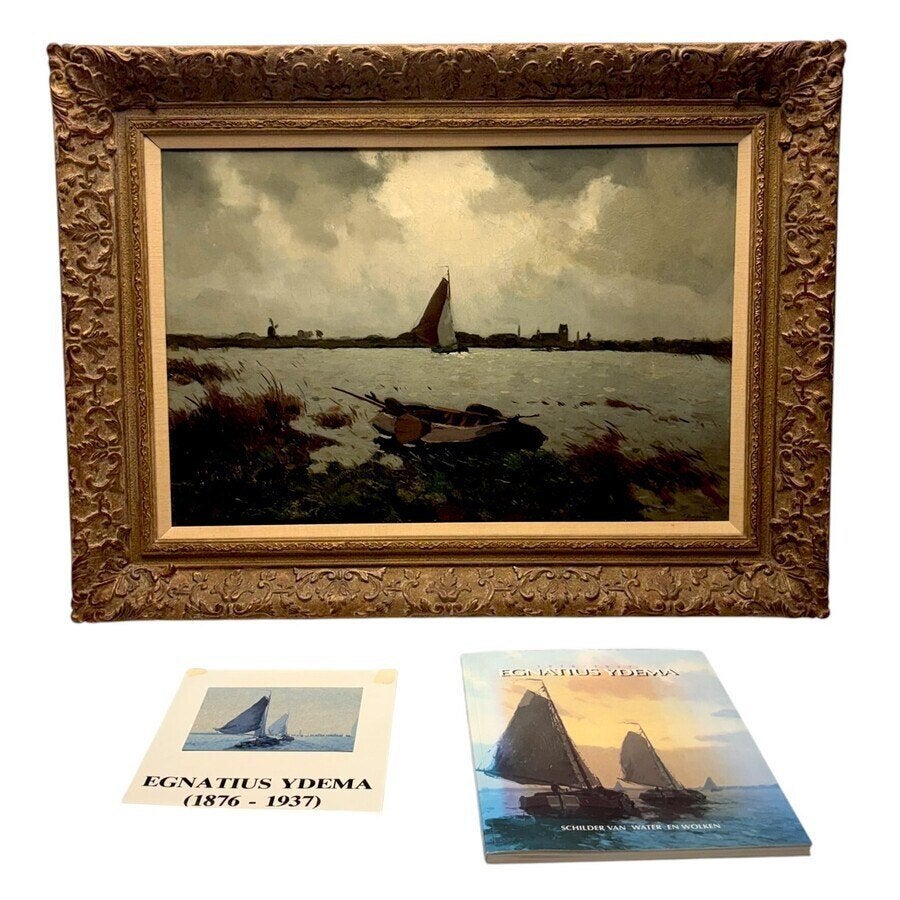 Egnatius Ydema (1876-1937) - Biggemeer Grou, Ophalen of Verzenden