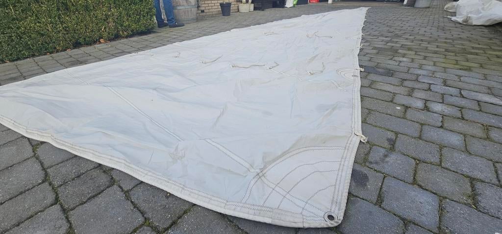 Fok en grootzeil wibo, Watersport en Boten, Ophalen, Gebruikt, Grootzeil, Minder dan 15 m²