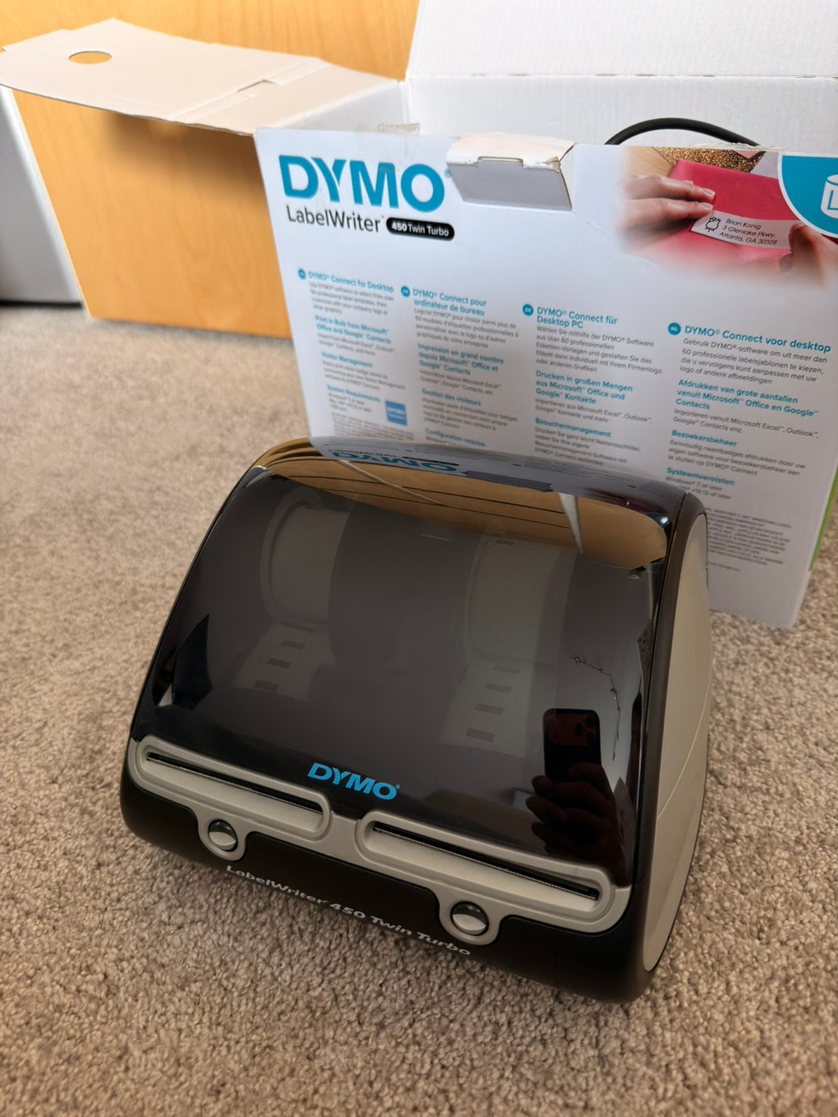 Dymo Labelprinter 450 Twin Turbo, Computers en Software, Labelprinters, Ophalen of Verzenden, Nieuw
