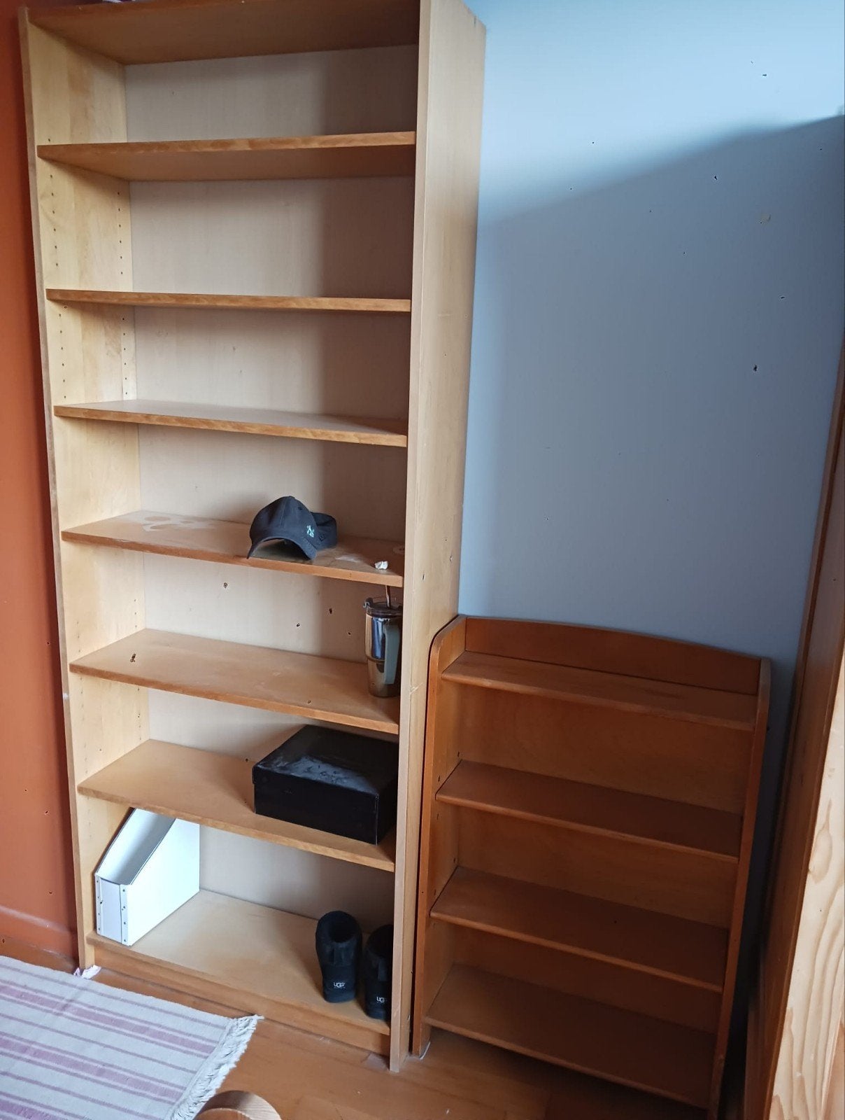 Vintage Billy Ikea boekenkast onderdelen (3 kasten), Huis en Inrichting, Kasten | Boekenkasten, Ophalen, Met plank(en), Gebruikt