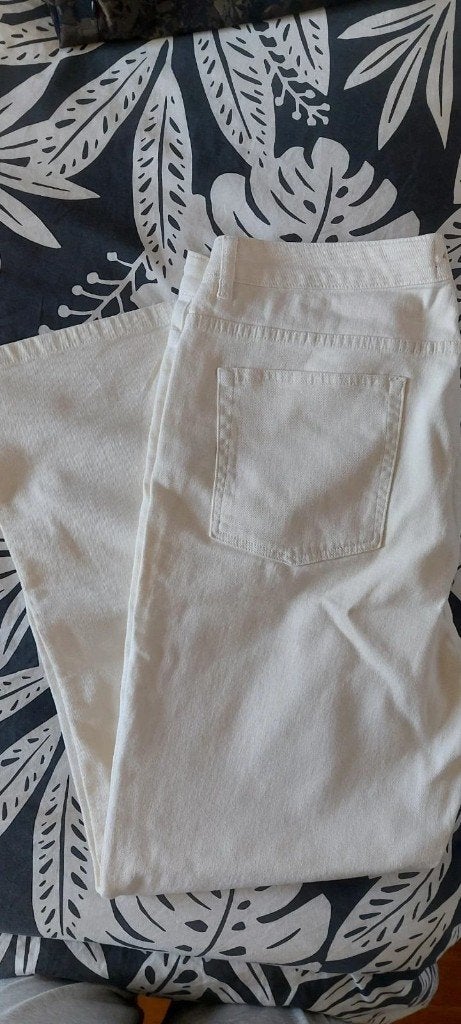 Witte jeans dames, Kleding | Dames, Spijkerbroeken en Jeans, Ophalen of Verzenden, Zo goed als nieuw, Wit, W30 - W32 (confectie 38/40)
