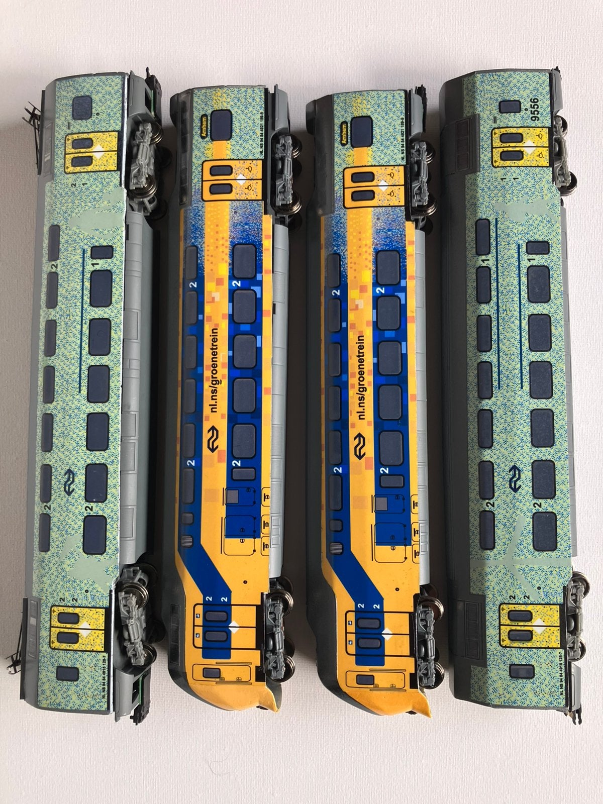 NS VIRM “Groene Trein/Eneco” H0, Treinset, Gelijkstroom, Analoog, Ophalen of Verzenden