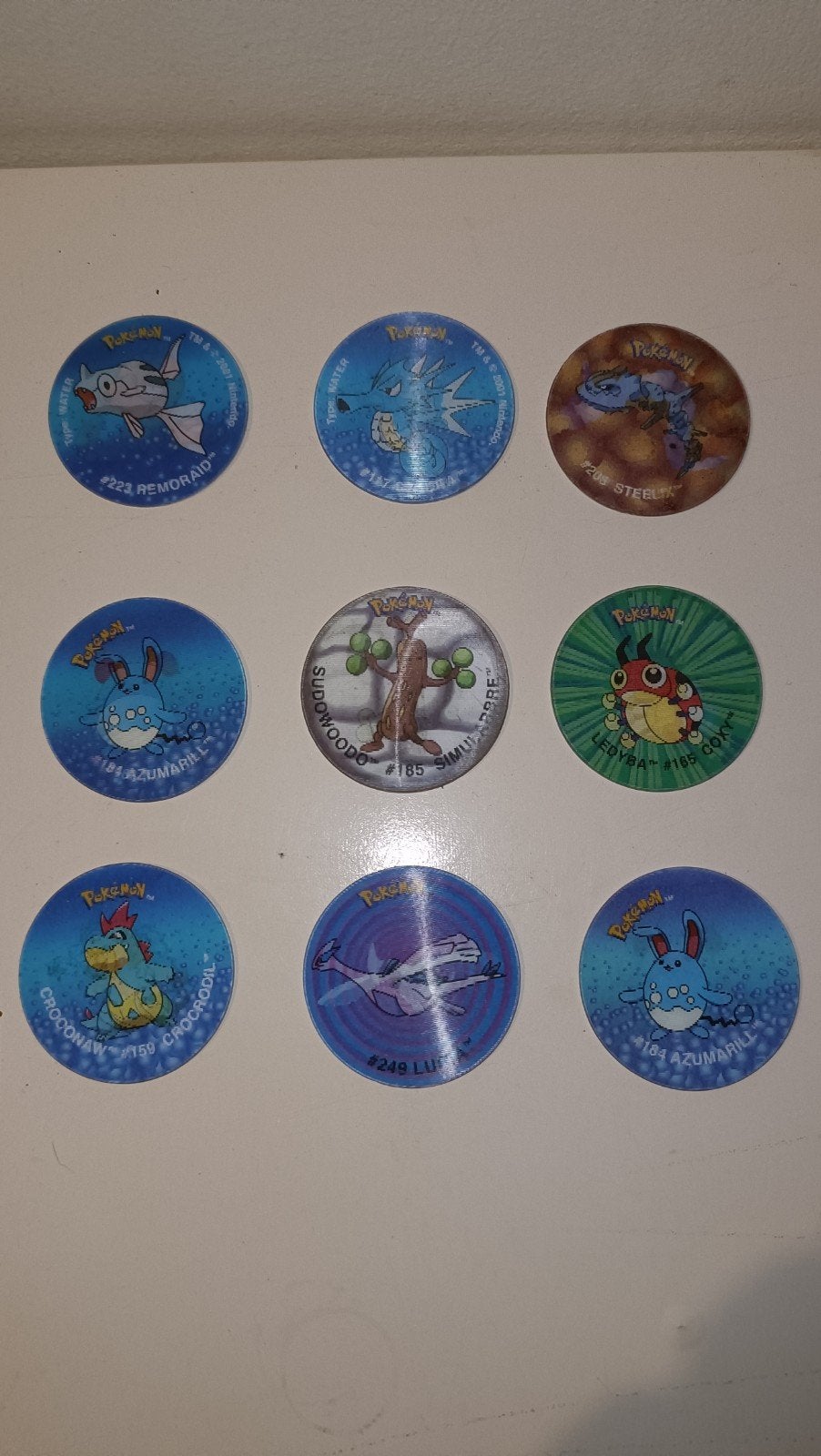 Diverse pokémon flippo s los of samen tekoop, Ophalen of Verzenden, Losse flippo's