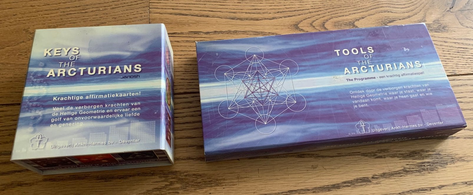 🔥AKTIE🔥 JANOSH – COMPLETE SET VAN 2 BIJZONDERE KAARTENSETS, Boeken, Esoterie en Spiritualiteit, Ophalen of Verzenden, Zo goed als nieuw