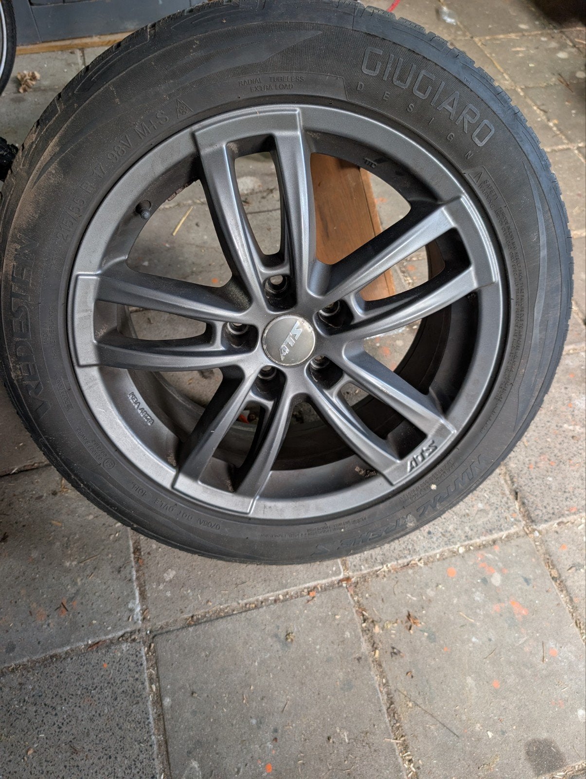 ATS velgen met Vredestein Wintrac Xtreme S winterbanden, Auto-onderdelen, Banden en Velgen, Banden en Velgen, 17 inch, Personenwagen
