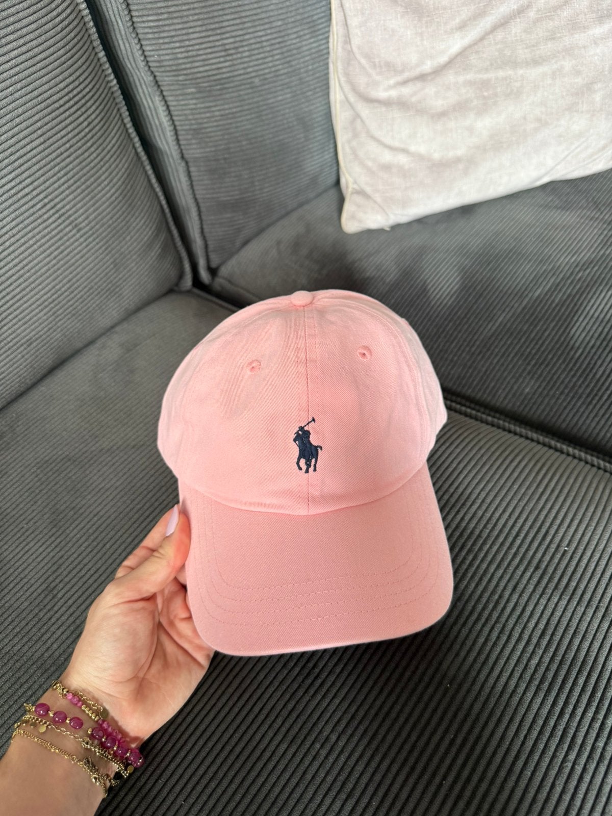 Licht roze polo ralph lauren pet nieuw unisex, Ophalen of Verzenden, Nieuw, One size fits all, Pet