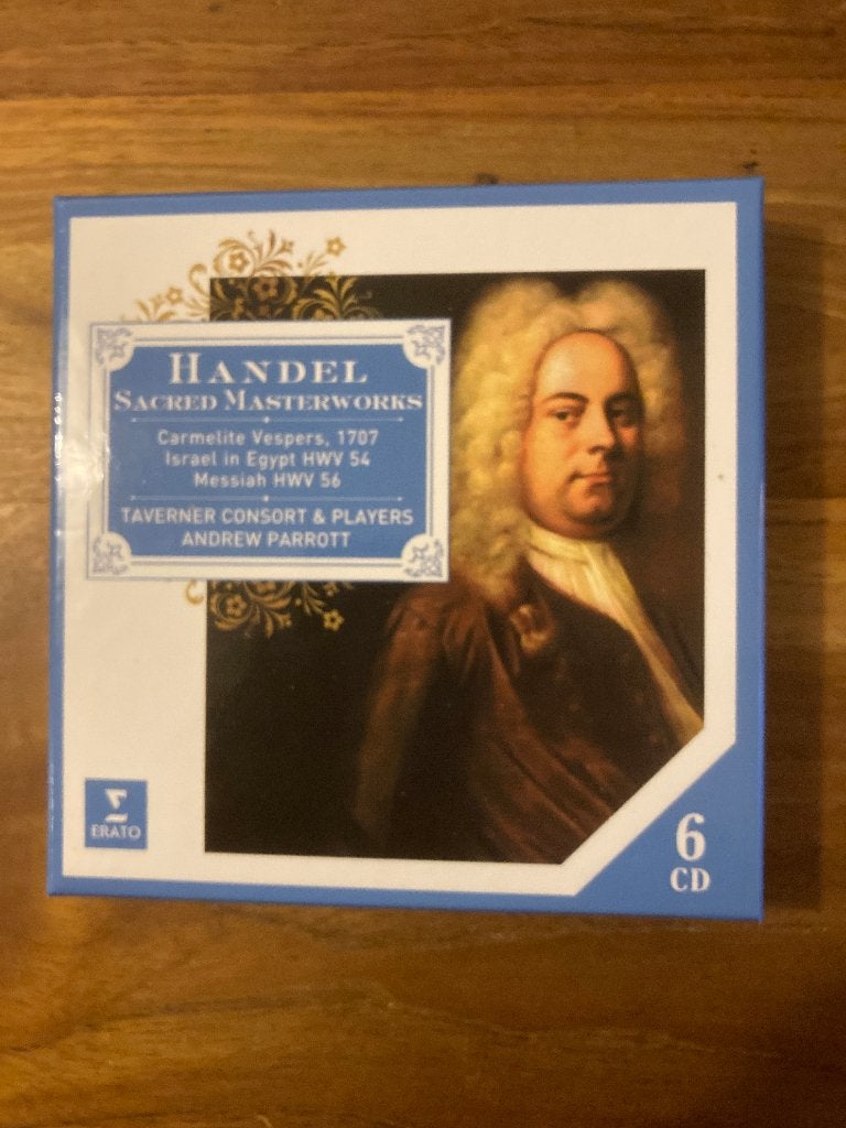 CD Box Handel - Sacred Masterworks (Erato / 6 cd / Andrew Pa, Boxset, Verzenden, Zo goed als nieuw, Classicisme
