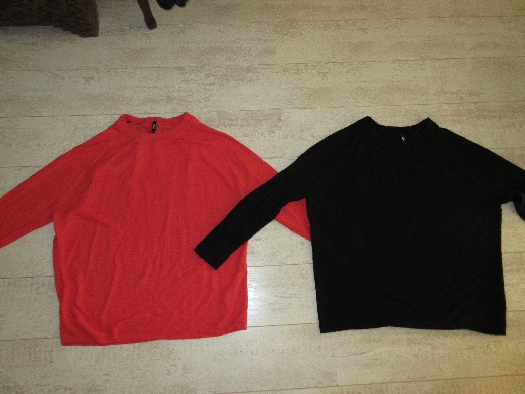 XXL Trui luchtig materiaal in oranje en zwart merk Exsept, Maat 46/48 (XL) of groter, Oranje, Ophalen of Verzenden, Shoeby Eksept