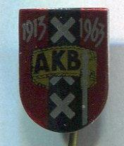 A.K.B. Amsterdamse Korfbalbond blik speldje ( Z_188 ), Verzenden, Zo goed als nieuw, Overige onderwerpen, Speldje of Pin