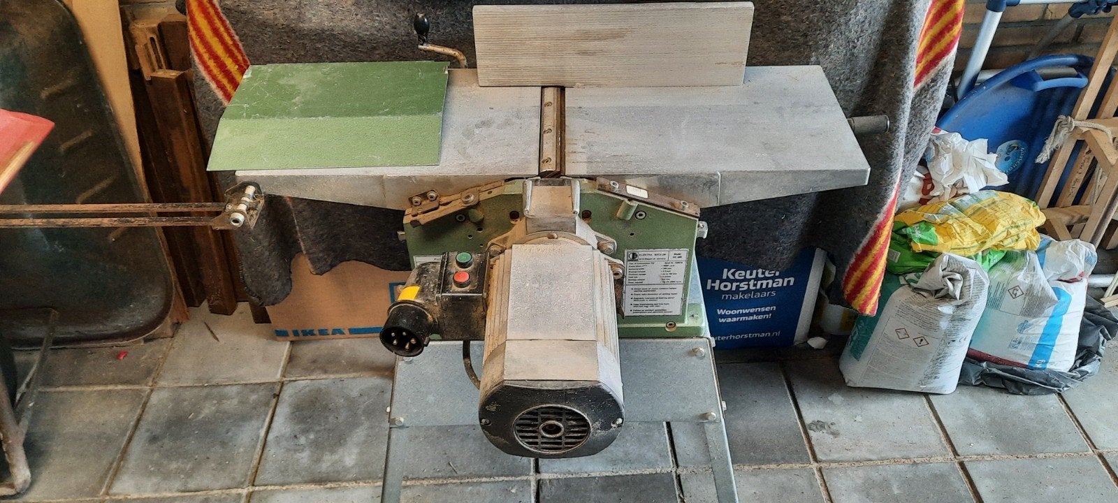 vlak en vandikte bank, Elektra Beckum HC 260, 380 V, Ophalen, Gebruikt, Elektrisch