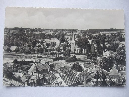 Q13 Groesbeek - Panorama - 1961, Ophalen of Verzenden, 1960 tot 1980, Gelopen, Gelderland