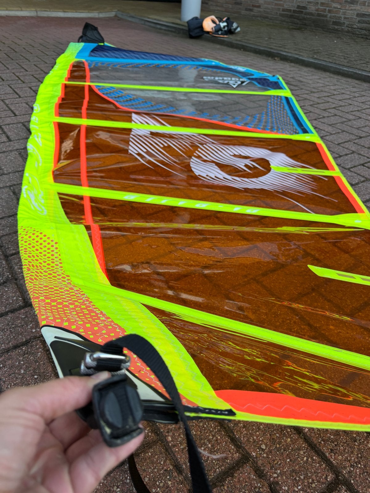 Gaastra Pilot 5.5 m² Windsurfzeil - Zo goed als nieuw, Watersport en Boten, Ophalen, Met draagtas, Gaastra, 5 tot 6.5 m²