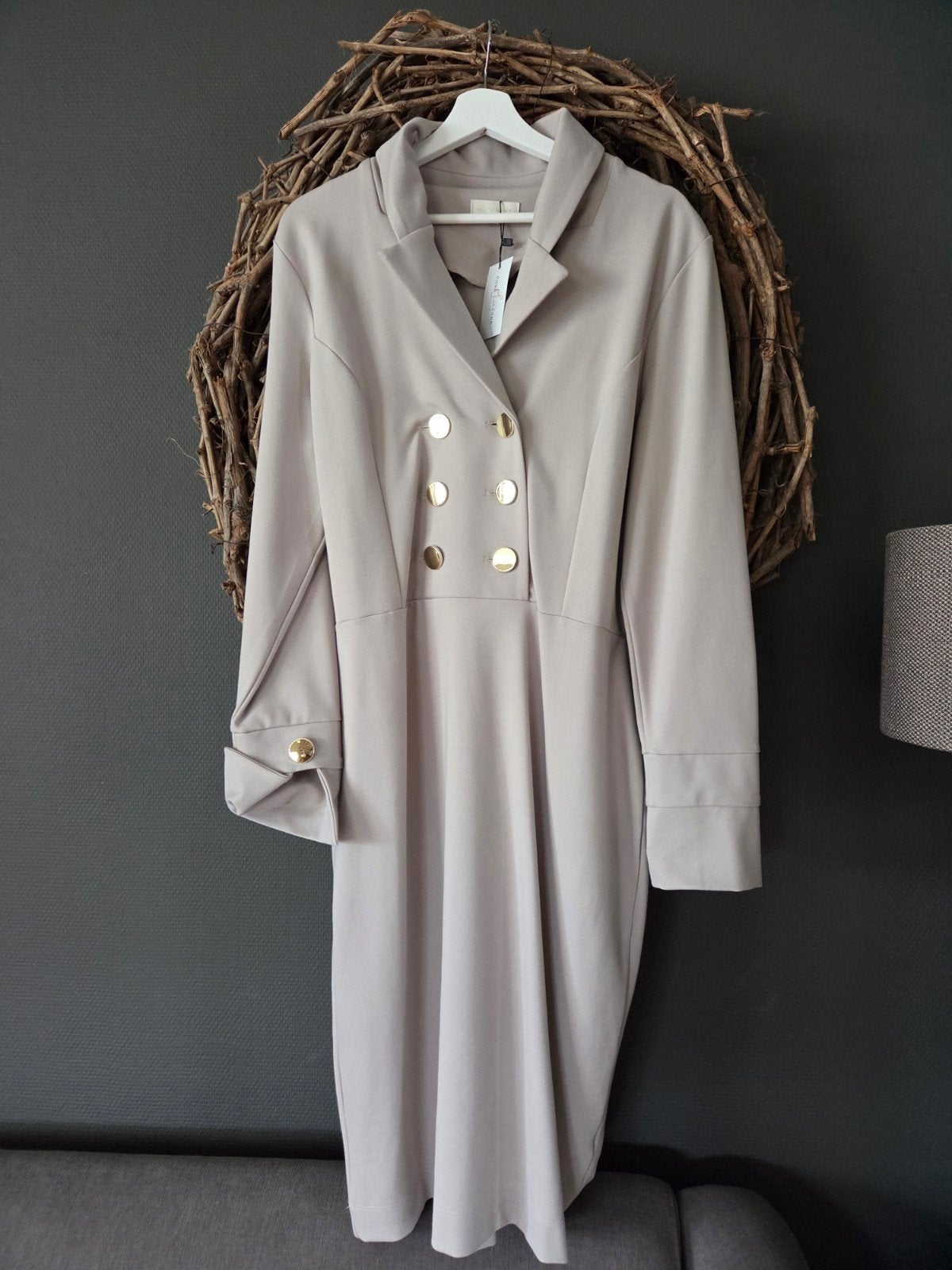 Port lavande jurk nieuw! XL., Port lavande, Beige, Maat 46/48 (XL) of groter, Nieuw