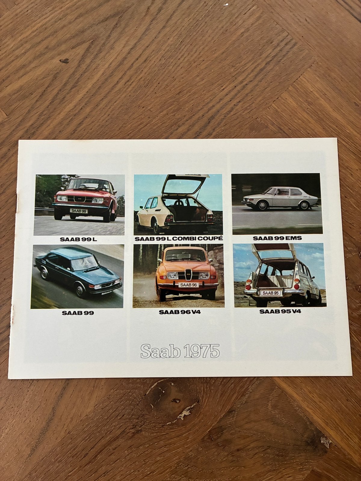 1975 Saab 95/96/99 brochure, Verzenden, Zo goed als nieuw, Overige merken