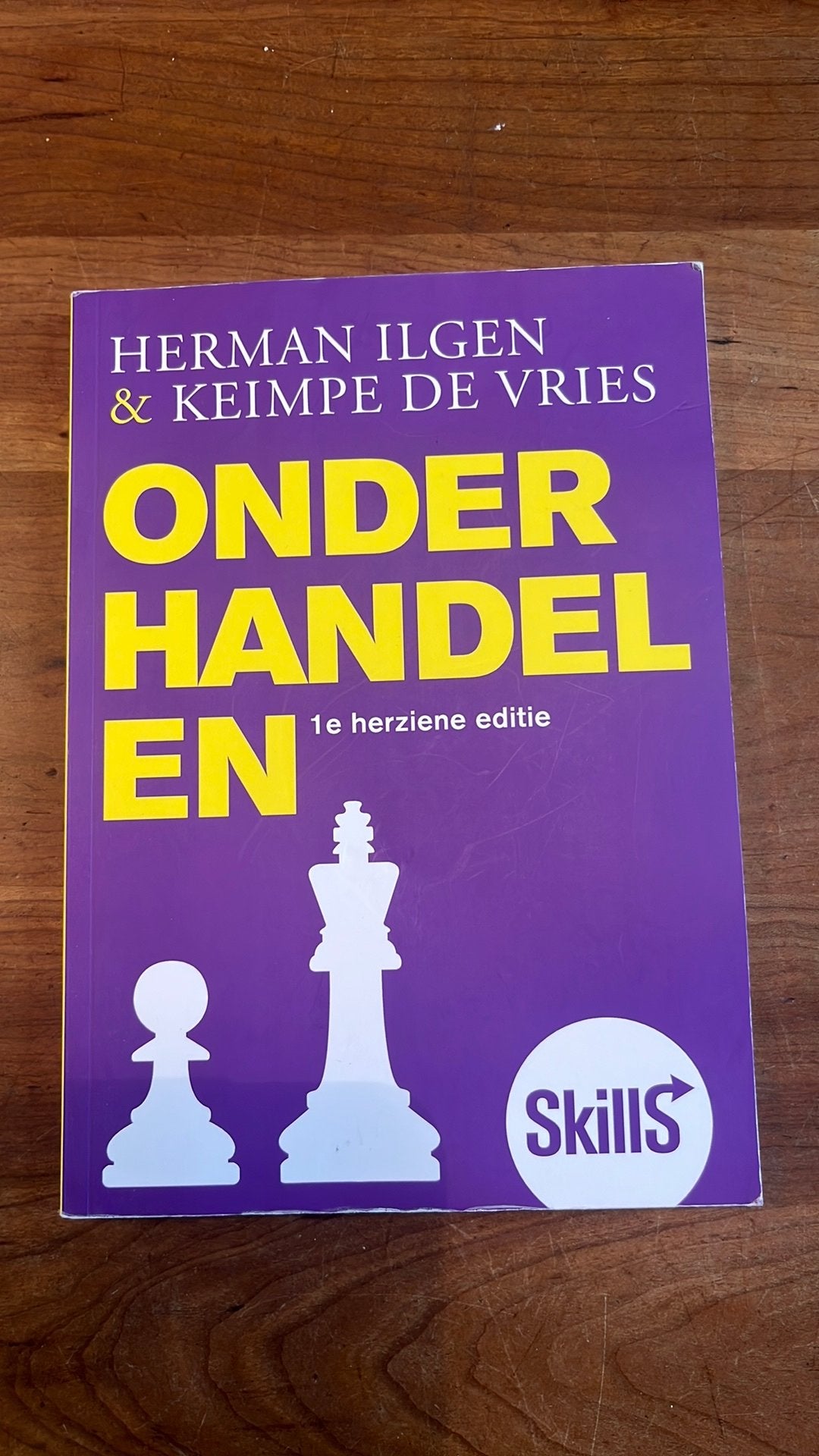 Herman Ilgen - Onderhandelen, Herman Ilgen; Keimpe de Vries, Ophalen of Verzenden, Zo goed als nieuw, Nederlands