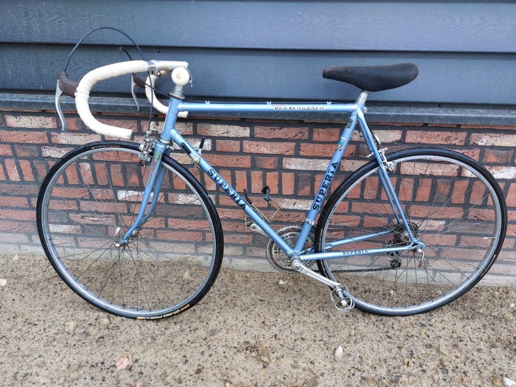 Vintage superia racefiets, Minder dan 10 versnellingen, Gebruikt, Staal, Overige maten