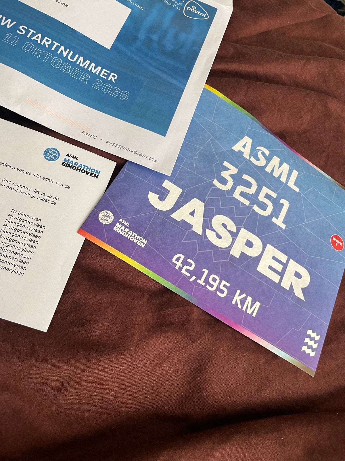 Asml marathon eindhoven 2026, Eén persoon