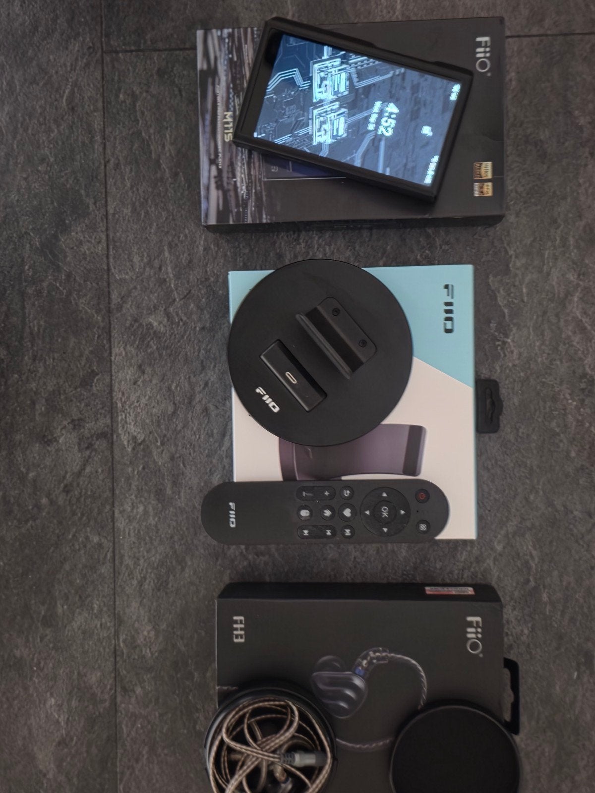 FiiO M11S Hi-Res Audio Speler met FH3 Oortjes en Accessoires, Ophalen of Verzenden, Zo goed als nieuw, Overige merken, 40 GB en meer