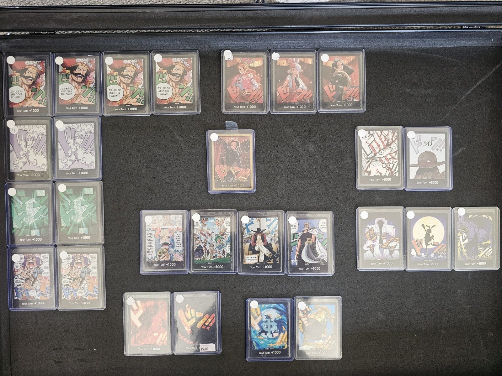 one piece cards dons  sr  leaders, Ophalen of Verzenden, Nieuw, Meerdere kaarten, Foil