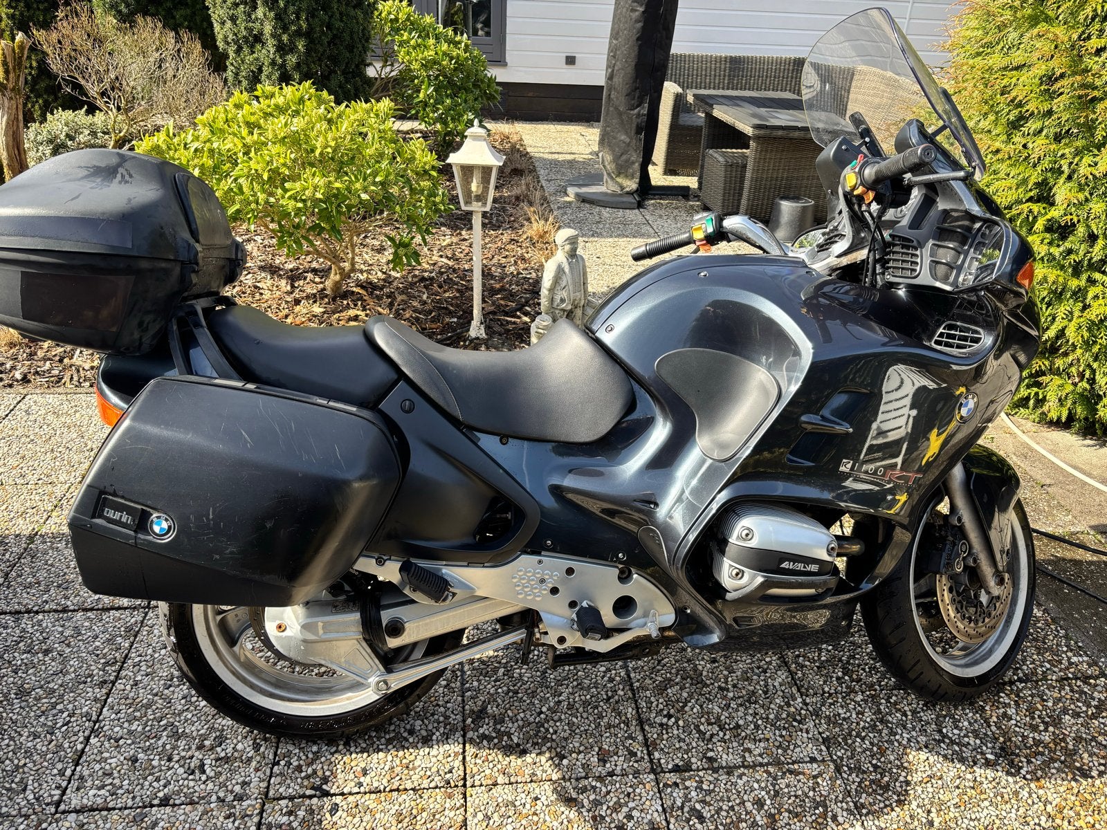 BMW 1100 RT Toermotor met koffers en afdekhoes, Motoren, Cardan-aandrijving, 2 cilinders, Motorrijbewijs A, Gebruikt