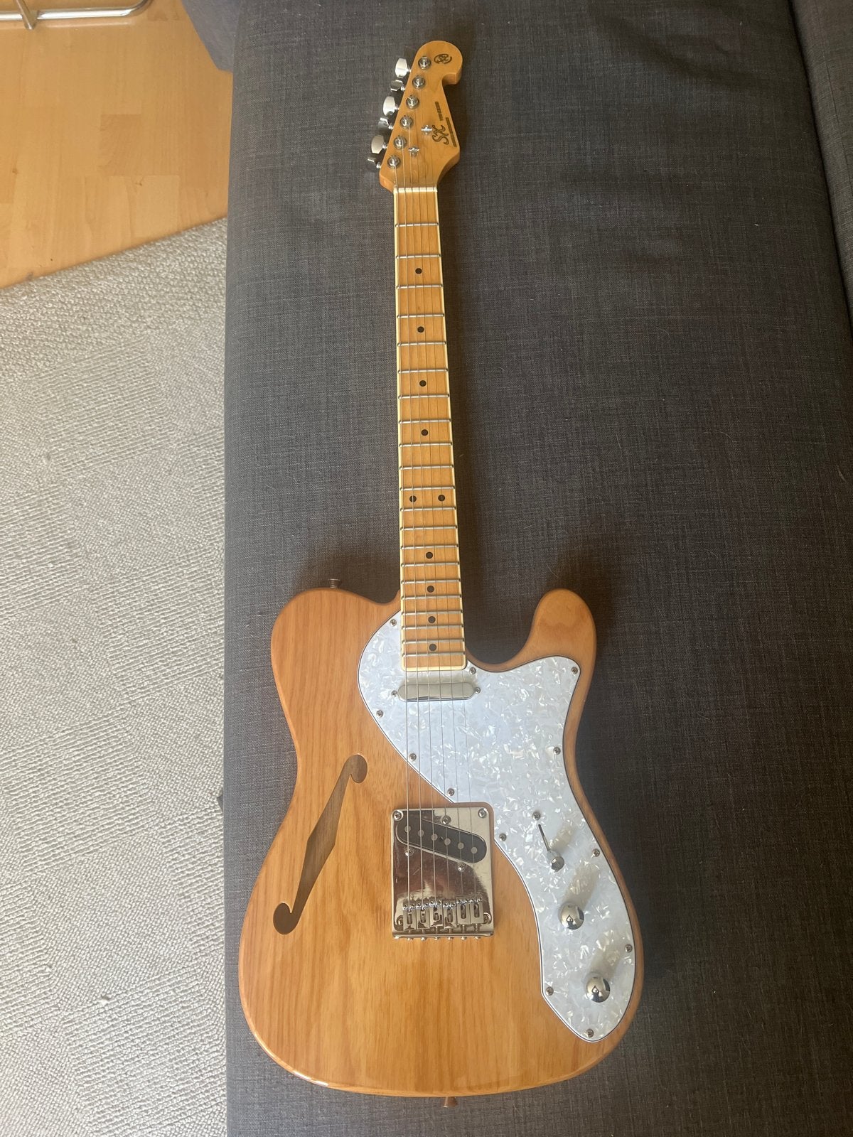 SX VTG Telecaster with Fender '64 pickups, Muziek en Instrumenten, Ophalen, Gebruikt, Semi-solid body, Overige merken