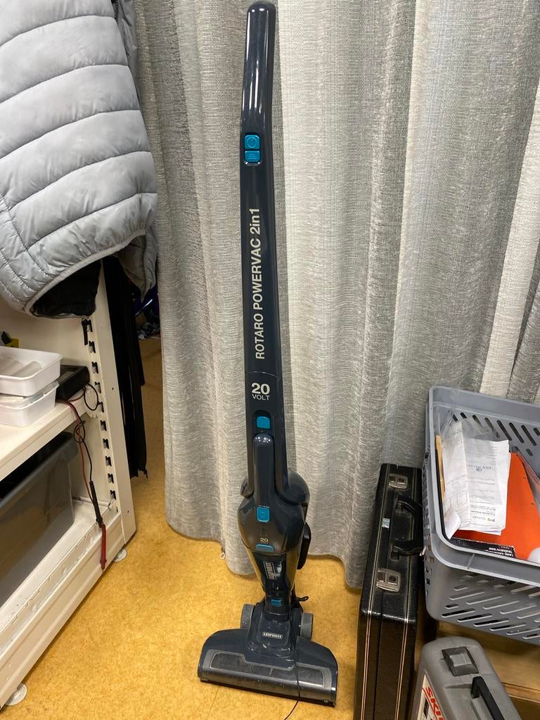 Leifheit Rotaro PowerVac 2in1 Draadloze Stofzuiger 20V, Ophalen of Verzenden, Gebruikt, Reservoir