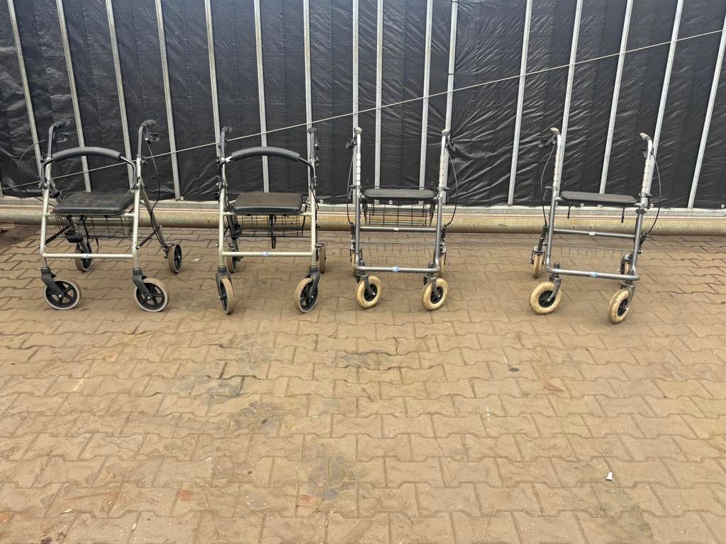 Rollators 4 stuks., Diversen, Rollators, Ophalen of Verzenden, Gebruikt