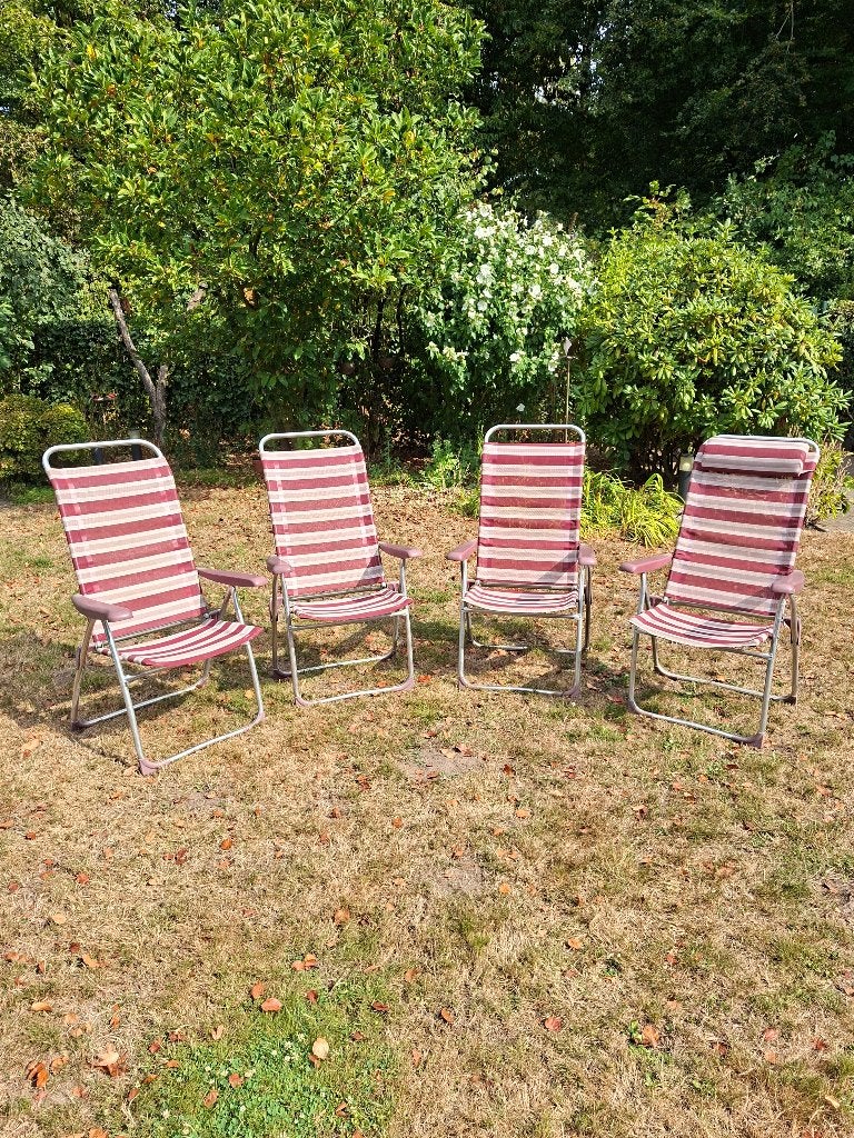 4 lichtgewicht Crespo stoelen, Ophalen, Gebruikt, Campingstoel