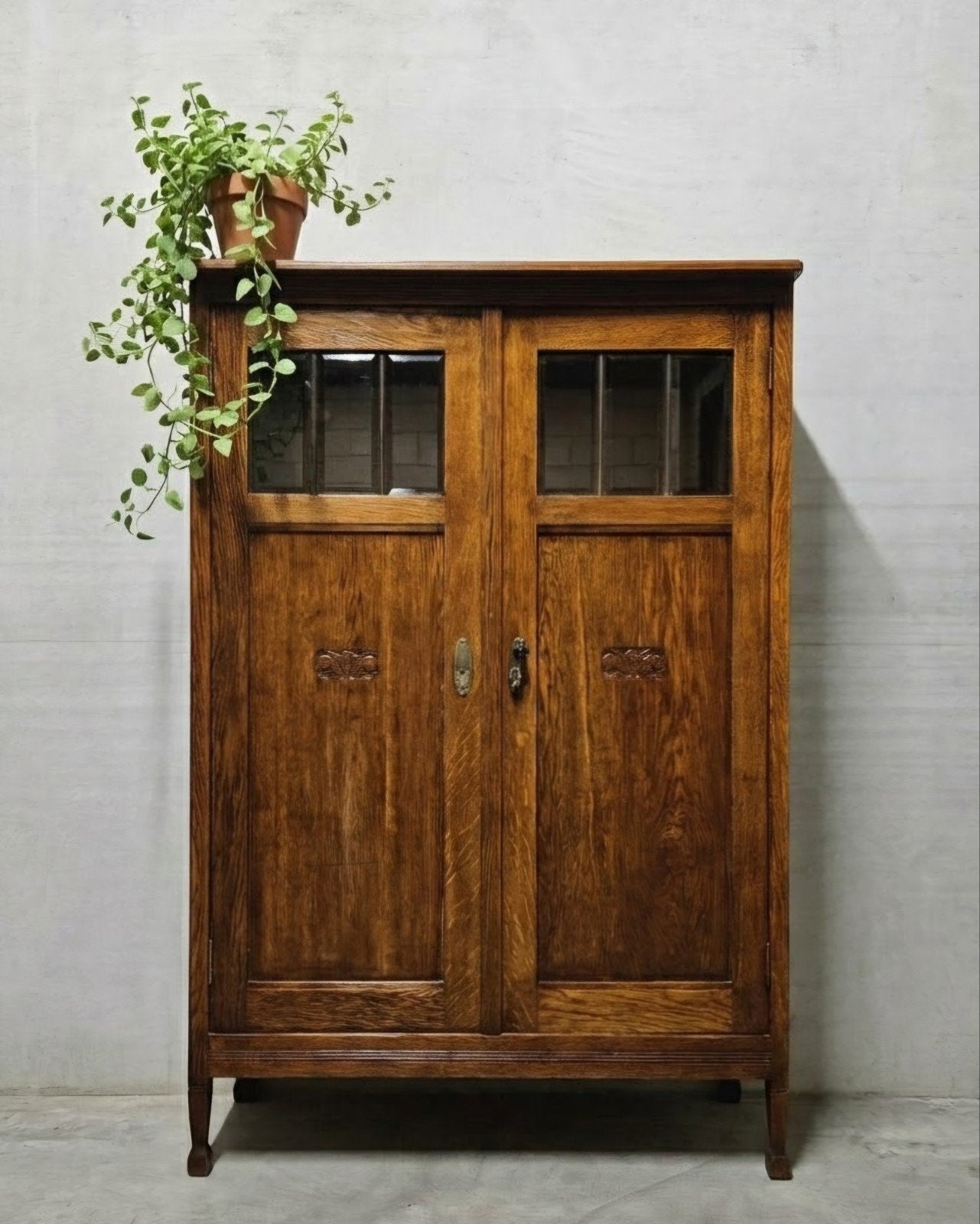 ➡️OPRUIMING Antieke Art Deco meidenkast vintage kast ondiep, Ophalen of Verzenden
