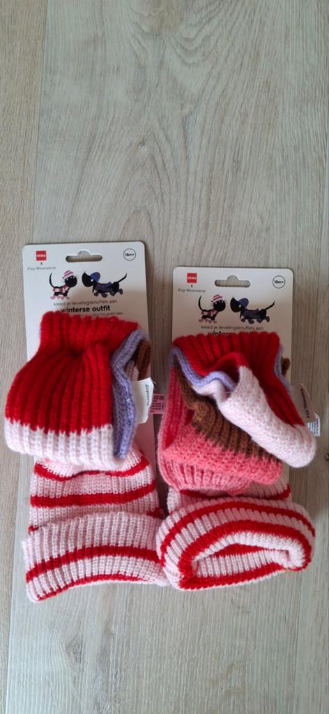 Verkleed setjes voor takkie of siepie  winterse outfit, Kinderen en Baby's, Speelgoed | Knuffels en Pluche, Ophalen of Verzenden