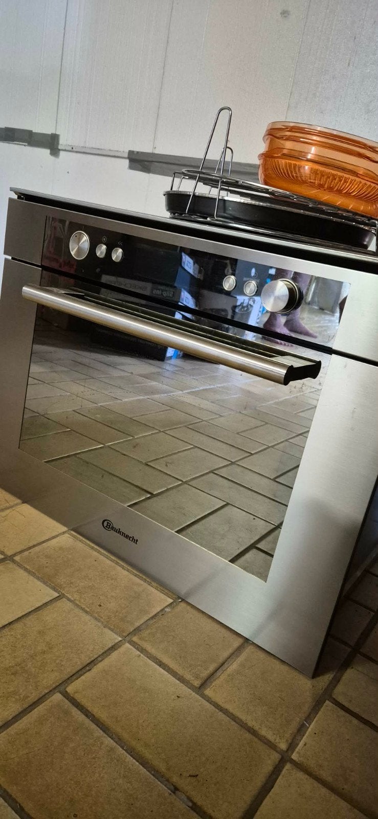 Bauknecht EMCHE 8145  Inbouw Combi-oven, Witgoed en Apparatuur, Ovens, Ophalen, Bauknecht, Gebruikt, Combi-oven