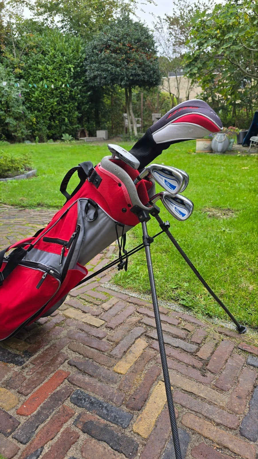 Foto 12 van Complete linkshandige golfset met tas - King Cobra ijzers