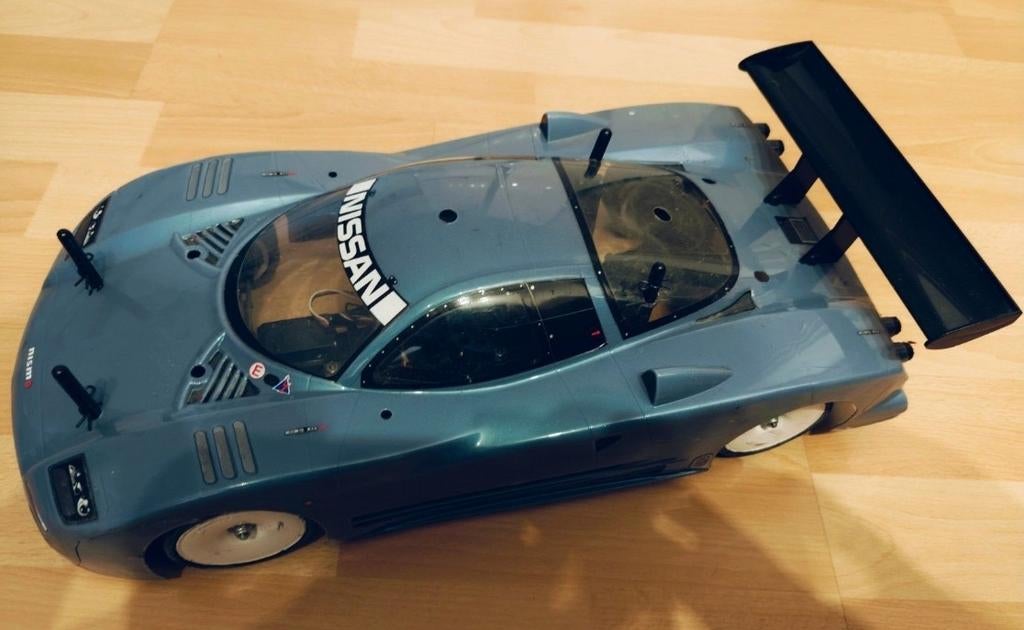 Tamiya Nissan Nismo R390 GT1 RC-modelauto 1:10 T103, Elektro, Gebruikt, Ophalen of Verzenden, Schaal 1:10