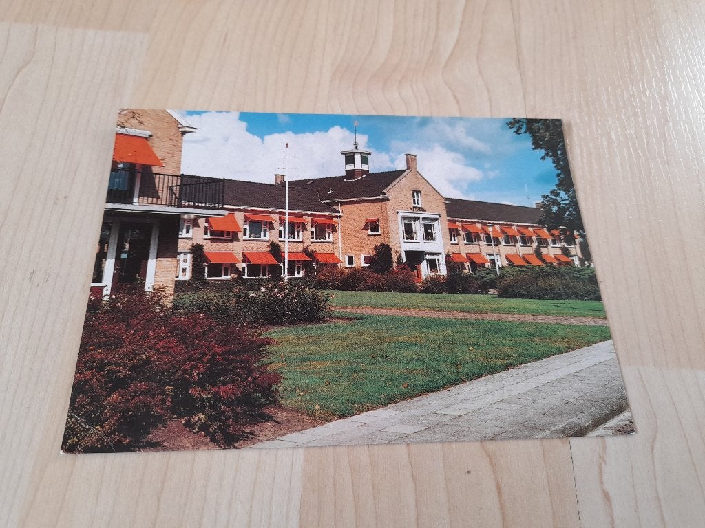 ANSICHTKAART DAMWOUDE VERZORGINGSTEHUIS NIJ TJAERDA, Verzamelen, Ophalen of Verzenden, 1960 tot 1980, Ongelopen, Friesland