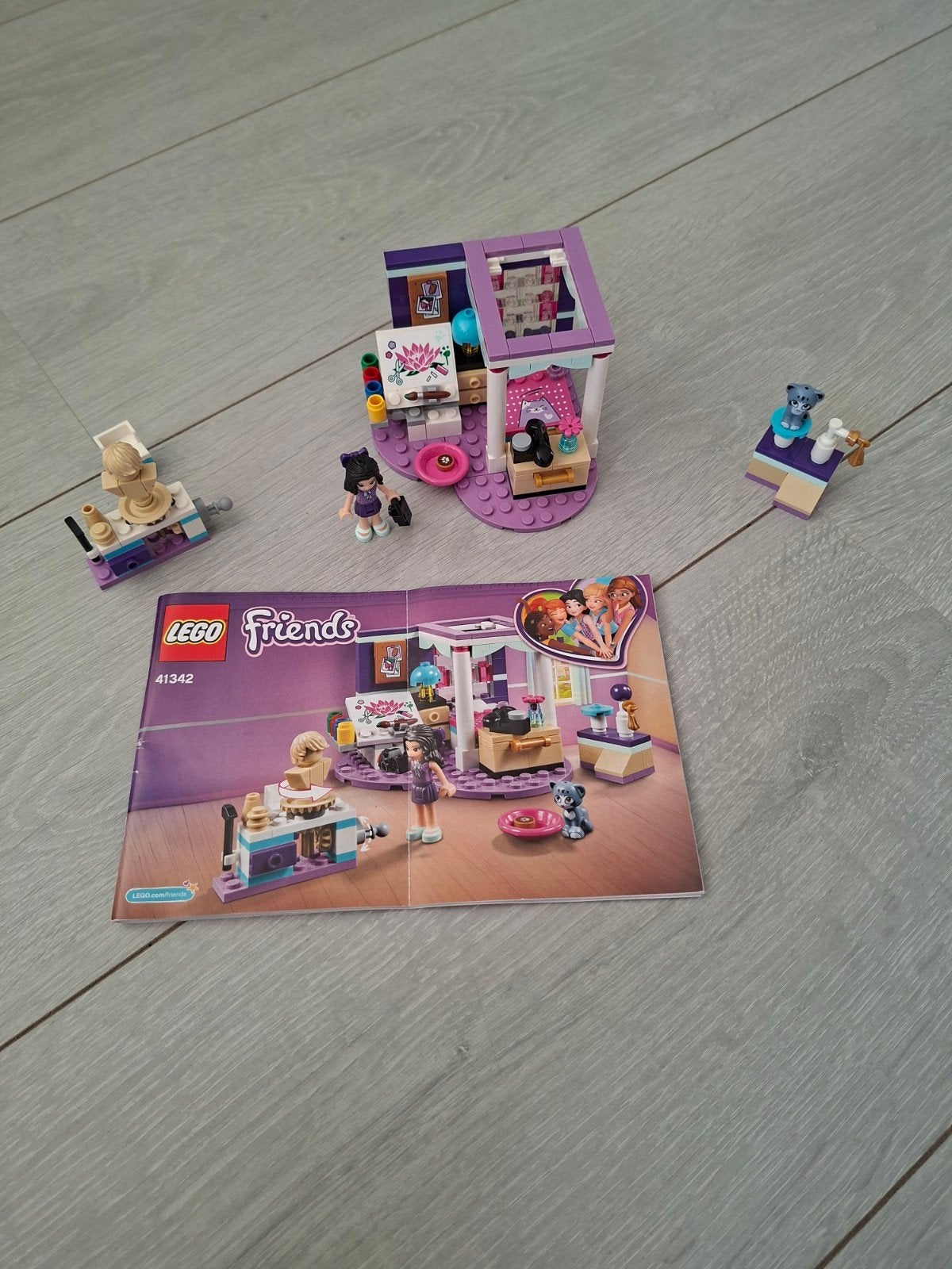 LEGO Friends 41342 Emma's Luxe Slaapkamer, Kinderen en Baby's, Speelgoed | Duplo en Lego, Compleet, Lego, Friends, Ophalen of Verzenden