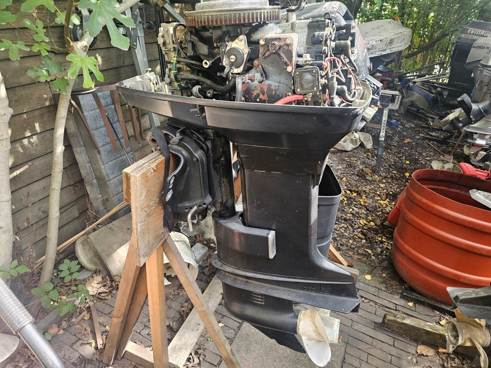johnson evinrude 60 pk 2 tskt opknapper, Ophalen, Gebruikt, Motor en Techniek, Motorboot